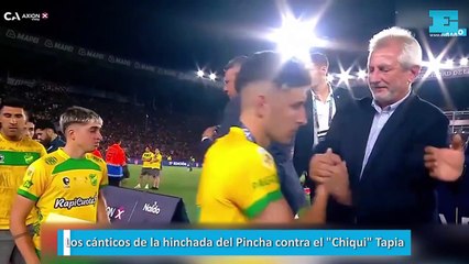 Los cánticos de la hinchada del Pincha contra el "Chiqui" Tapia