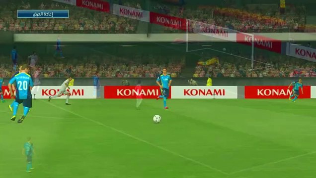 Quick and great goal with one touch - PES