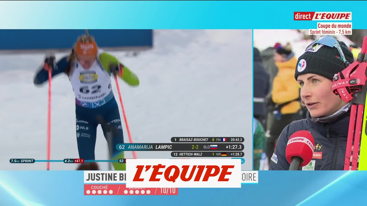Braisaz-Bouchet : « Aujourd'hui je me sens plus sereine » - Biathlon - CM (F)