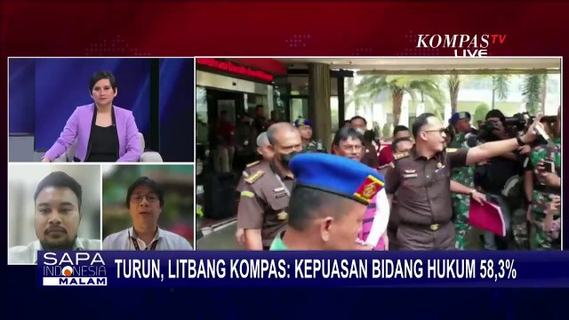 Litbang Kompas: Kepuasan Kinerja Pemerintahan Jokowi di Bidang Hukum Menurun Jadi 58,3%