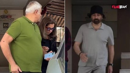 Sunny Deol छिपते-छिपाते Dimple Kapadia से मिलने पहुंचे!,सामने आया गुपचुप हुई मुलाकात का Video