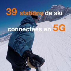 Stations de ski en 5G 2023 - Orange