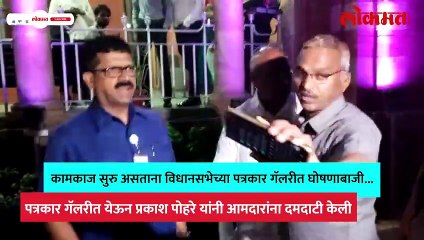 Descargar video: लोकसभेनंतर महाराष्ट्र विधानसभेतही घोषणाबाजीचा प्रकार, नेमकं काय घडलं? ती व्यक्ती कोण?