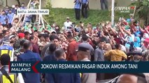Jokowi Resmikan Pasar Induk Among Tani Kota Batu