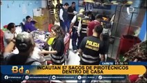 Incautan más de 180 kilos de pirotécnicos escondidos en un hotel de Chiclayo