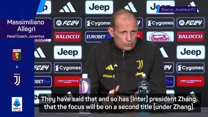 Video herunterladen: Juve building but Inter favourites for Serie A title - Allegri