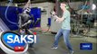 Humanoid robot sa U.S.A., tila nagbo-boxing para sanayin at malaman ang lakas ng bagong robotic arms | Saksi