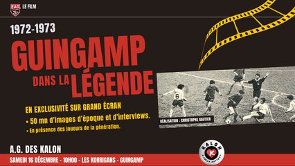 Légende en marche : L'épopée d'En Avant Guingamp en Coupe de France 1972-73 ⚽