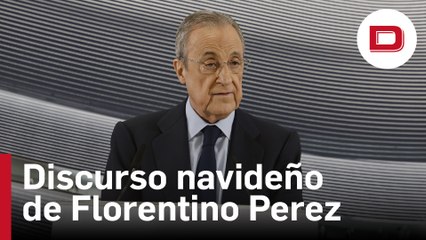 La reforma del Bernabéu marca el discurso navideño de Florentino Perez