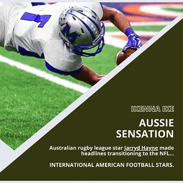 | IKENNA IKE | INTERNATIONAL AMERICAN FOOTBALL STARS (PART 1) (@IKENNAIKE)