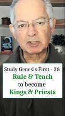 1st Physical then 2nd Spiritual. Rule & Teach NOW to be FUTURE Kings & Priests