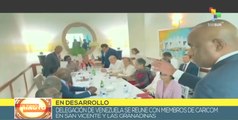 Delegación de Venezuela sostiene encuentro con miembros de Caricom