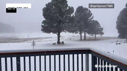 Heavy Snowstorm Hits Angel Fire, New Mexico ❄️