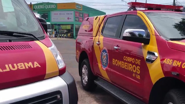 Trabalhador fica ferido ao cair de aproximadamente 10 metros de altura