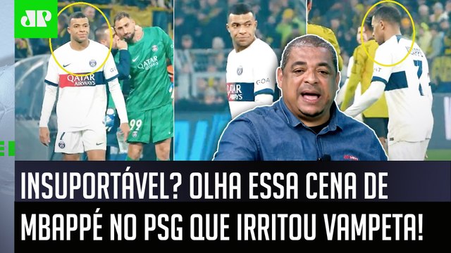 Velho, como o Mbappé é CHATO! ENCHE O SACO! O que ELE FEZ... Vampeta DISPARA após CENA no PSG!