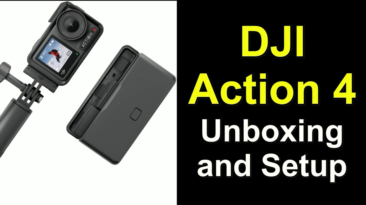 BRAND NEW Dji Action 4 Camera Adventure Combo - Unboxing, Initial Setup And First Use.