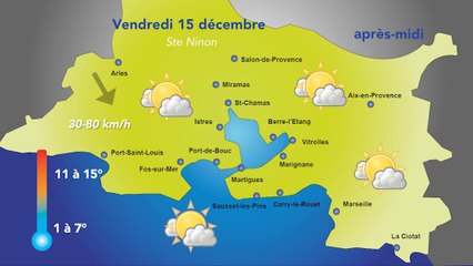 Météo : mi-décembre ventée à l'ouest du département