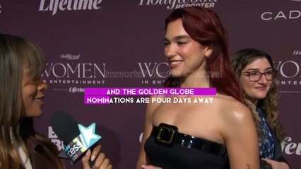 Dua Lipa says it would 'mean so much'to snag golden globe nomination for 'barbie'song