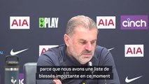 Tottenham - Postecoglou : “Vu nos blessés, probablement une bénédiction de ne pas être en Europe...”
