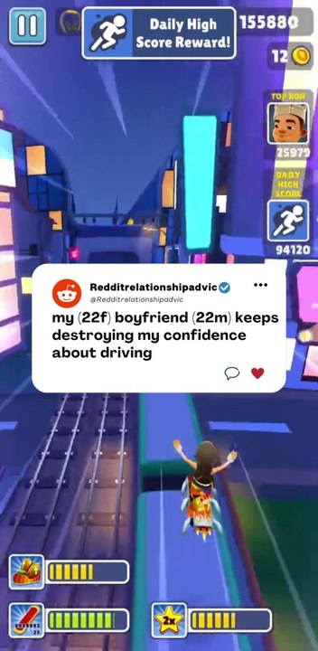 my (22f) boyfriend (22m) keeps destroying my confidence about driving #reddit