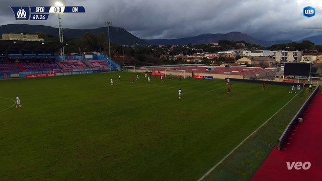 U19N I GFC Ajaccio 1-2 OM : Les buts olympiens