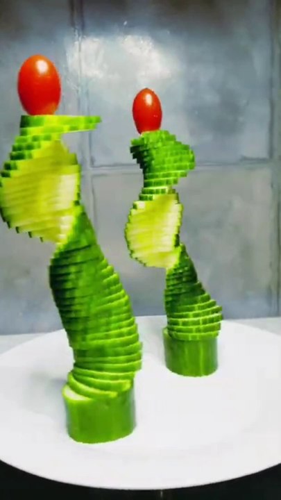 How to Carve fruit very fast and beauty part 11