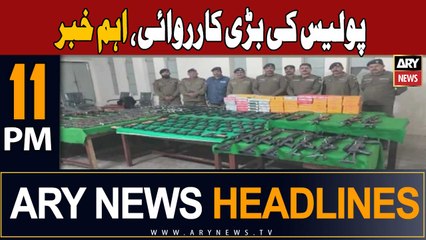 ARY News 11 PM Headlines | Major Police Operation & Political Arrests (Dec 14, 2023) 🚨