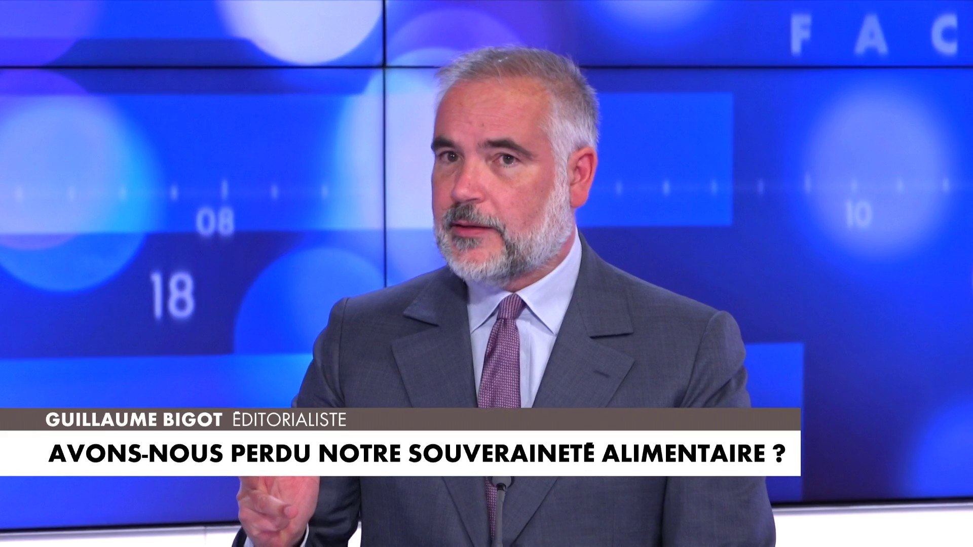 Guillaume Bigot : «Notre souveraineté alimentaire s’est dégradée»