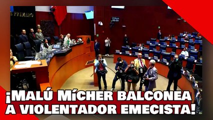¡VEAN! ¡Malú Mícher balconea a violentador emecista expriista por esconderle los hijos a su esposa!