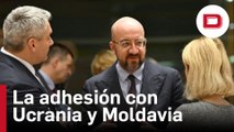 El Consejo Europeo acuerda abrir negociaciones de adhesión con Ucrania y Moldavia