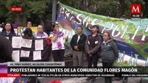 Indígenas de Oaxaca protestan en la Suprema Corte, denuncian fabricación de delitos