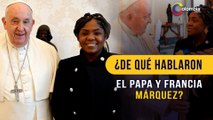 La Vicepresidenta Francia Márquez se reunió en audiencia privada con el papa Francisco