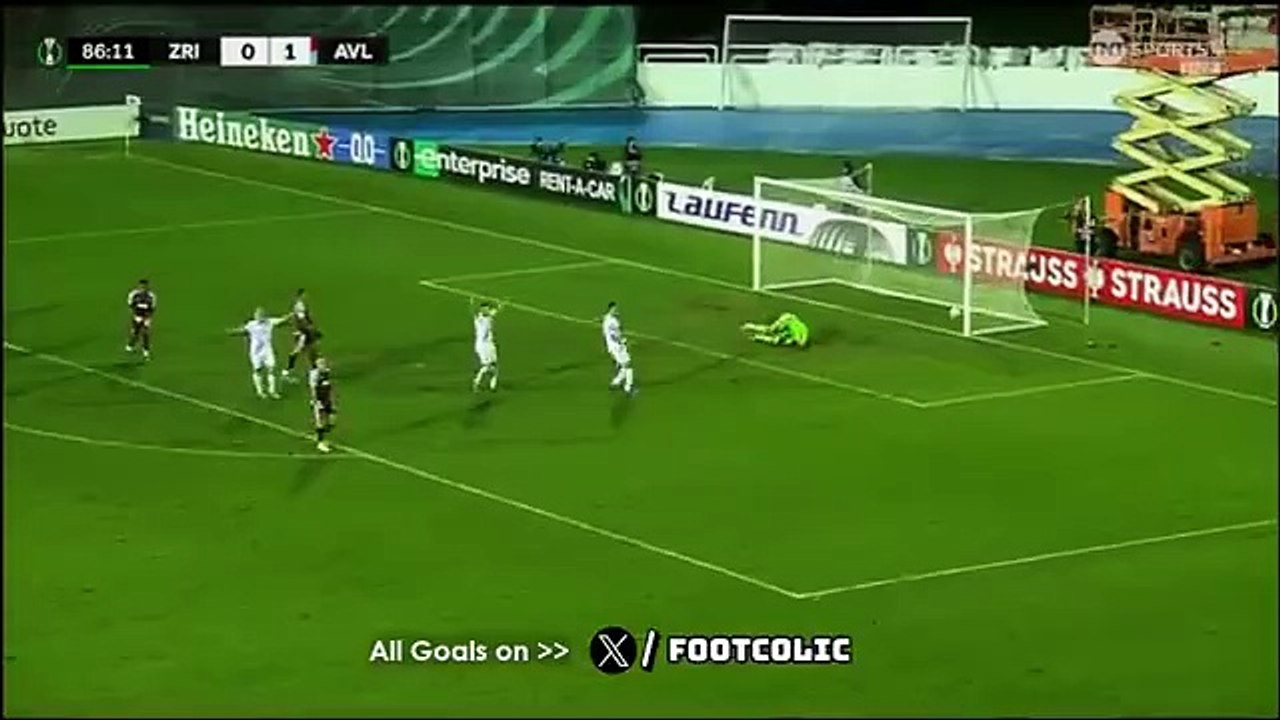 Goal Matija Malekinušić HŠK Zrinjski 1-1 Aston Villa - -
