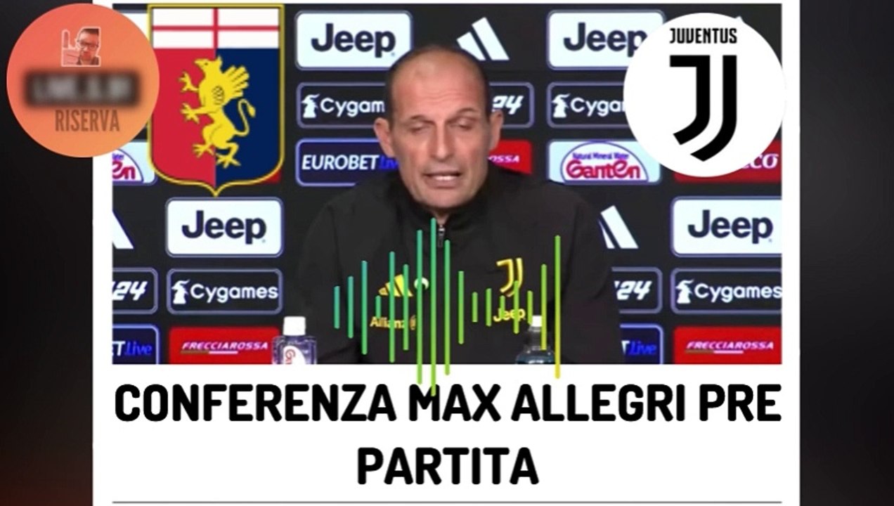 MAX ALLEGRI CONFERENZA STAMPA PRE GENOA JUVENTUS 15/12/23