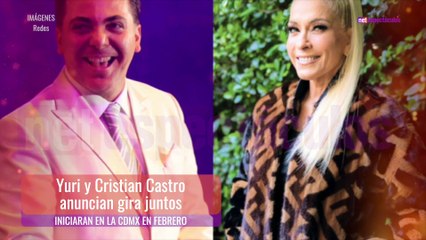 Yuri y Cristian Castro juntos en gira