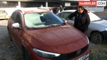 Sivas'ta Araçların Camları Buz Tutarak Soğuk Hava Çilesi Başladı