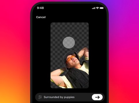Nueva función Instagram: fondos generados por IA para las historias