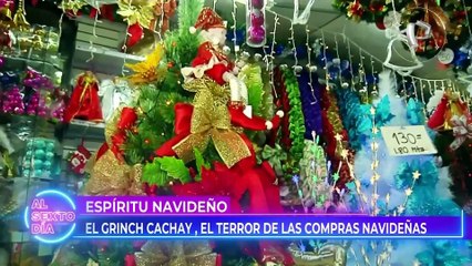 Cachay se convierte en el ‘Grinch’ y atemoriza las compras de los ciudadanos por Navidad