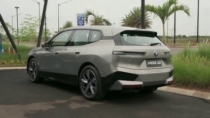 The BMW ix finally arrived home