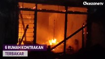 Gegara Obat Nyamuk, 6 Rumah Kontrakan di Bogor Ludes Terbakar