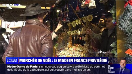 Marchés de Noël: les clients privilégient les produits artisanaux