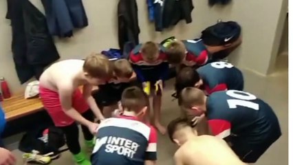 Célébration victoire ! ES Janval / ES Tourville (championnat U13 D3 le 16/12/2023)