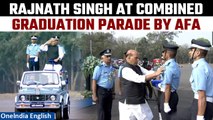 Defence Minister Rajnath Singh at Air Force Academy's 212th Officers Course CGP, Dundigal | Oneindia