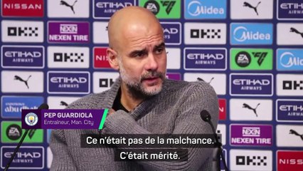 Guardiola : "On n'arrive pas à conclure un match"