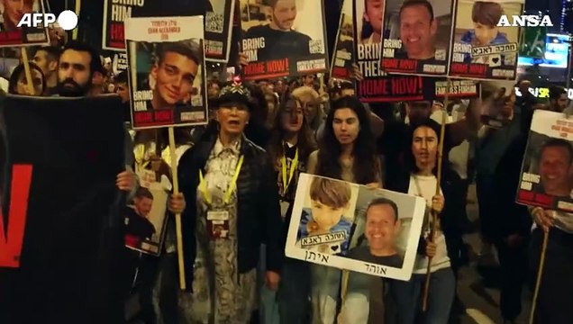 Israele, a Tel Aviv corteo per chiedere la liberazione degli ostaggi