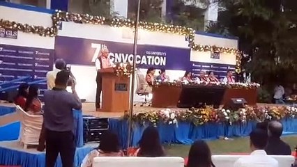 Sudhir Nanavati President GLS University's speech at GLS University 7th Convocation in Ahmedabad