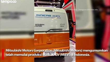 Mitsubishi Minicab EV, Tandai Mulai Produksi Lokal di Indonesia