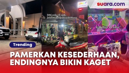Pria Pamerkan Kesederhaan dengan sang Istri, Endingnya Malah Bikin Kaget, Warganet: Oh Ini Jokes Orang Kaya...