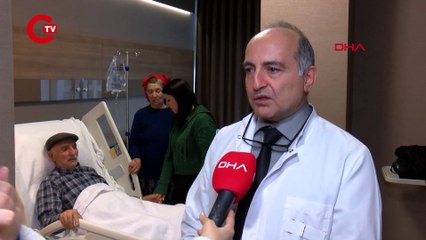 Kore Gazisinin mesanesindeki dev taş ameliyatla alındı