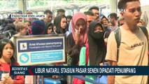 Pantauan Libur Nataru, Penumpang Mulai Padati Stasiun Pasar Senen Jakarta